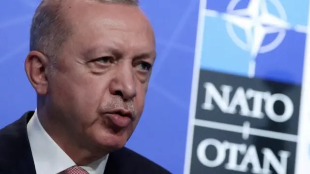 Turkey's President Tayyip Erdogan, June 2021