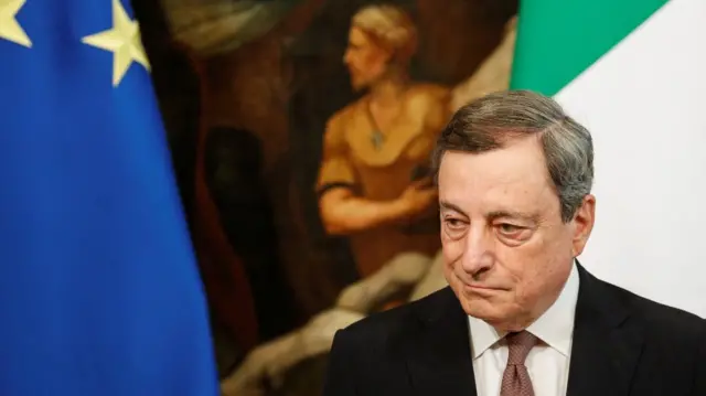 Italian Prime Minister Mario Draghi