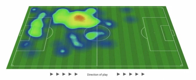 Calvin Bassey's heatmap through the whole match paints the picture of a defender who marshalled his territory relentlessly.