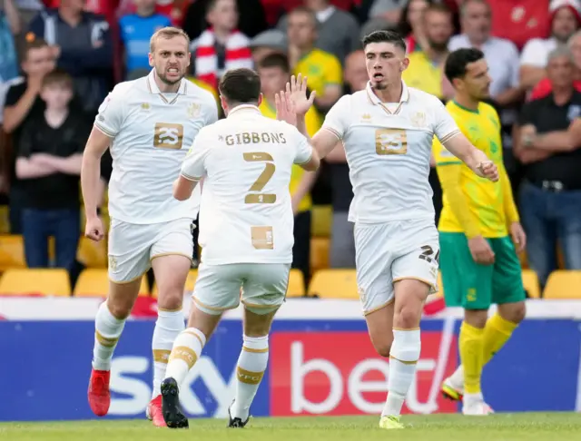 Port Vale celebrate