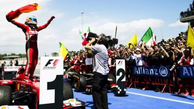 Fernando Alonso wins the Spanish Grand Prix in 2013