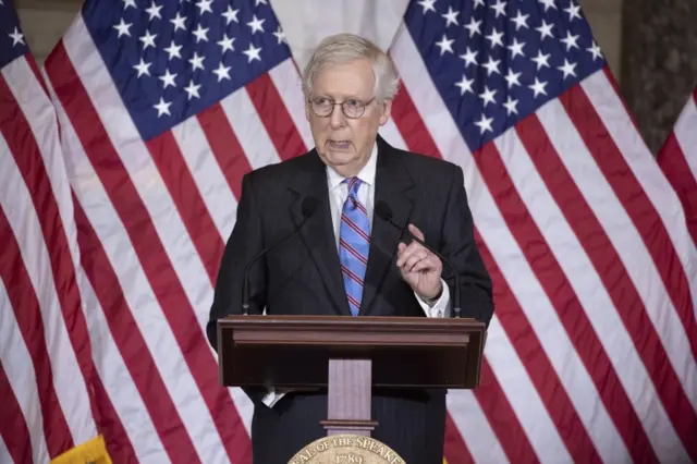 US Senator Mitch McConnell