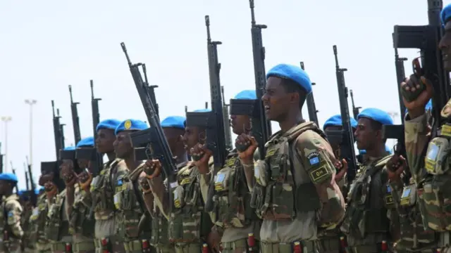 Newly graduated Somali soldiers - 2019