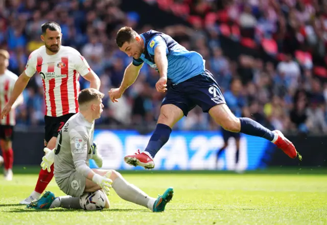 Anthony Patterson saves from Sam Vokes