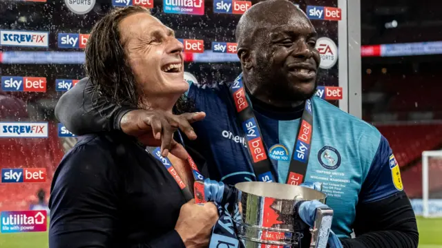 Gareth Ainsworth and Adebayo Akinfenwa