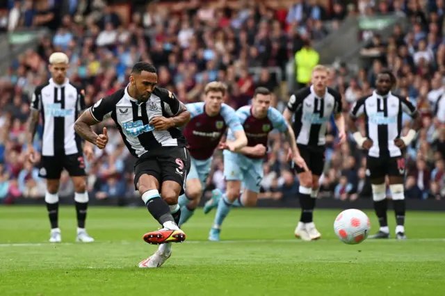 Callum Wislon scores penalty