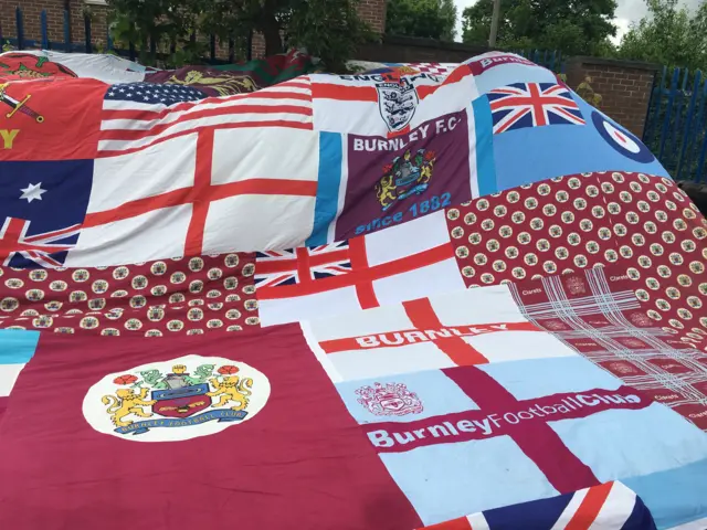 Burnley flags