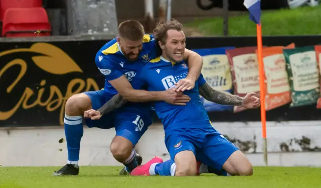 Stevie May celebrating