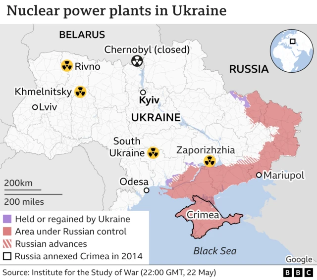 Nuclear power plants in Ukraine