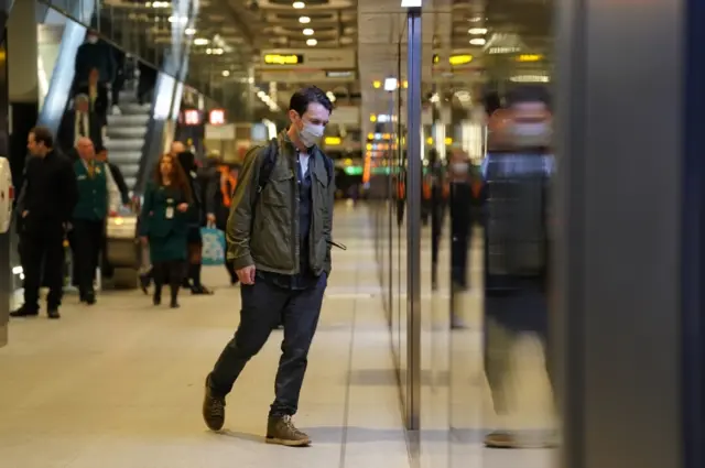 Passenger on Elizabeth line