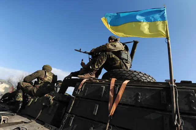 Ukrainian soldiers