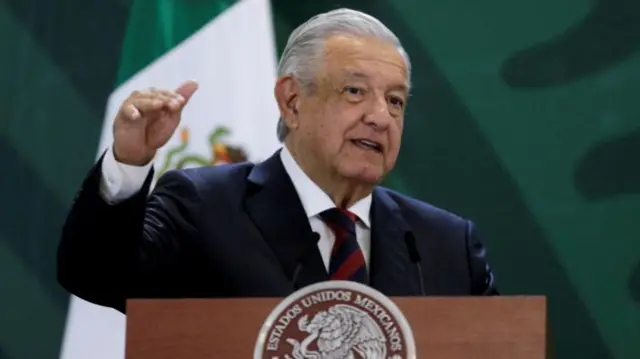 Mexico"s President Andres Manuel Lopez Obrador, 13 May 2022