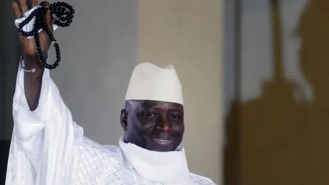 Former President Yahya Jammeh (archive image from 2013)