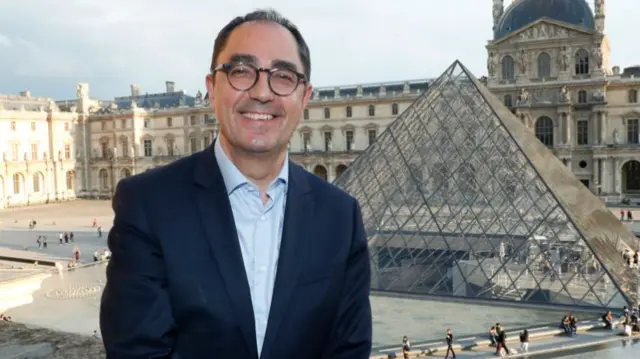 Jean-Luc Martinez at the Louvre in Paris in 2019