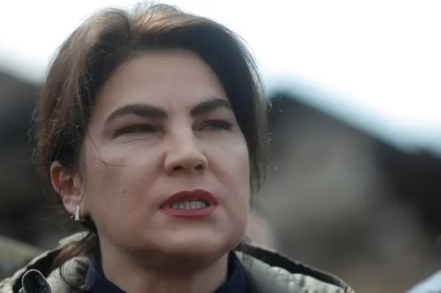 Iryna Venediktova in Ukraine earlier this month