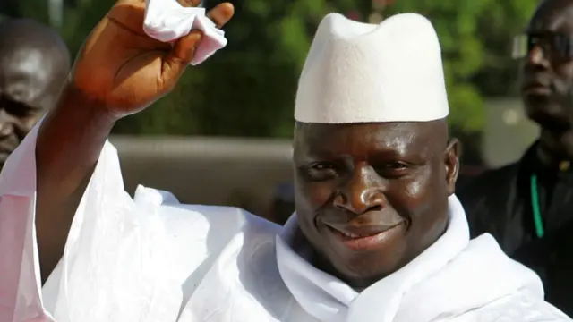 Former Gambian president Yahya Jammeh
