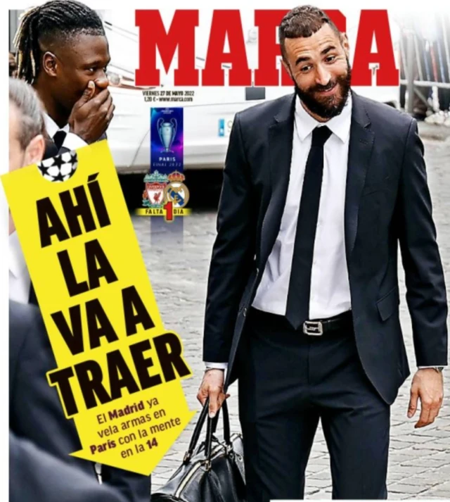 Marca front page