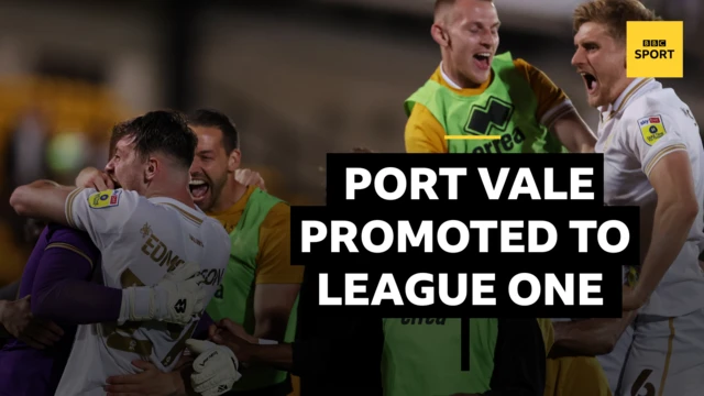 Port Vale promoted