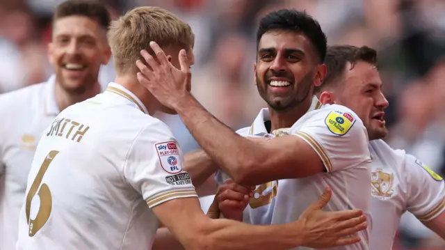 Port Vale celebrate