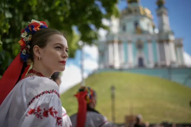 Woman in Kyiv