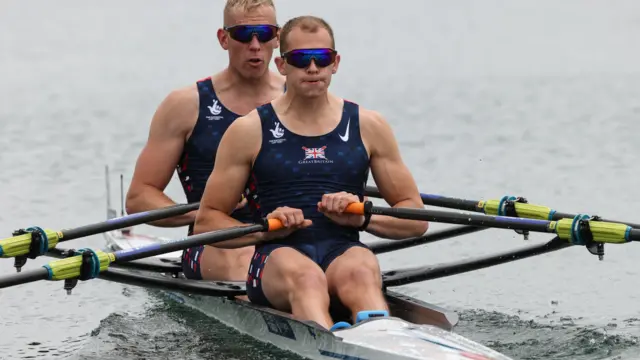 GB men's double sculls (Matthew Haywood/George Bourne)