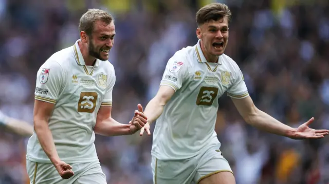 Port Vale celebrate