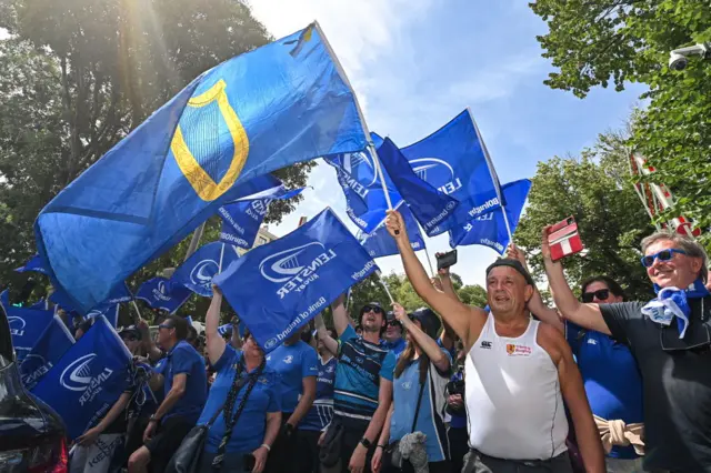 Leinster fans