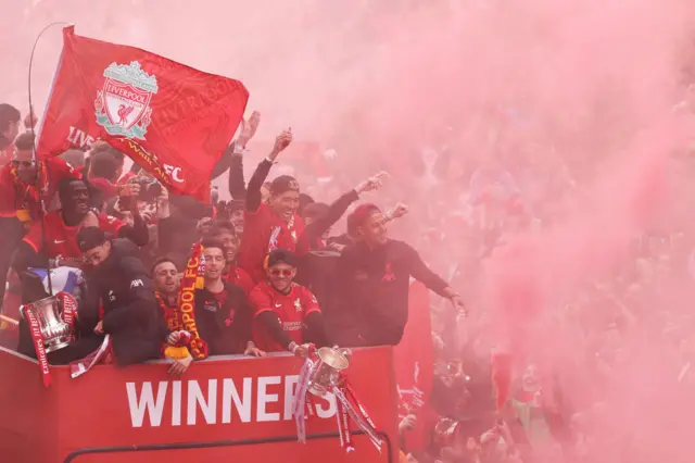 Liverpool bus parade