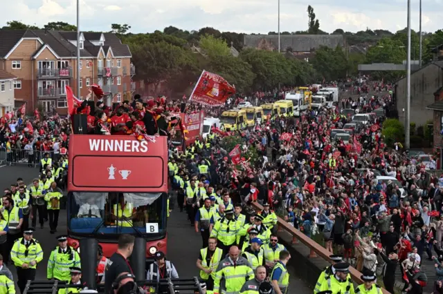 Liverpool bus parade