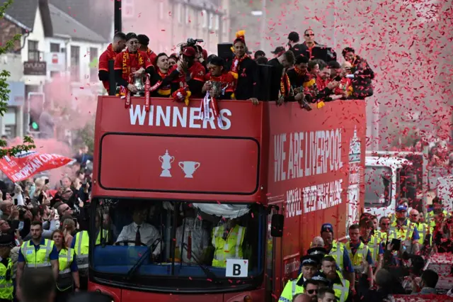 Liverpool FC bus