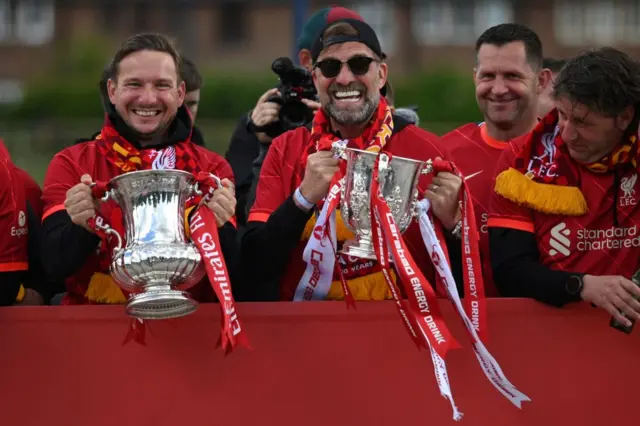 Pep Lijnders and Jurgen Klopp