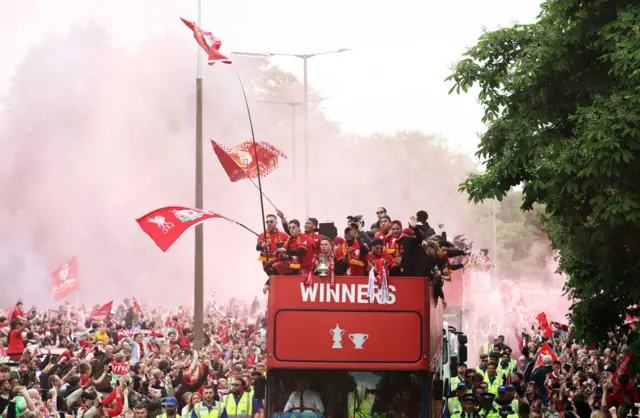 Liverpool bus parade