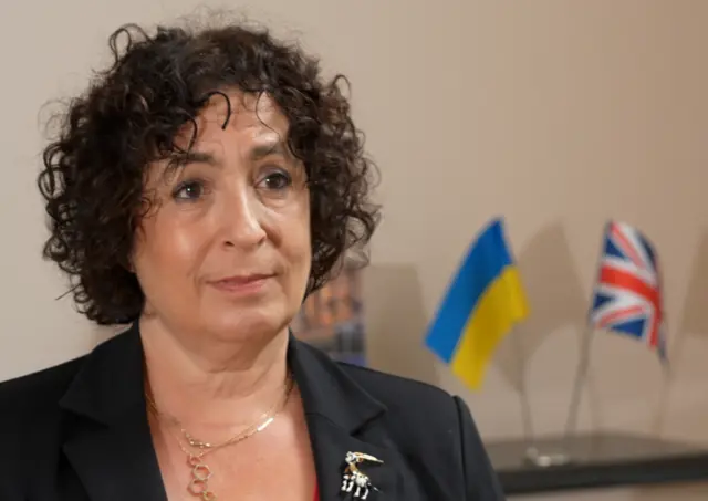 Melinda Simmons, the UK's ambassador to Ukraine