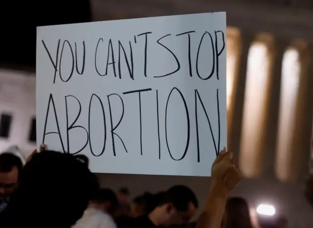 Protest outside Supreme Court