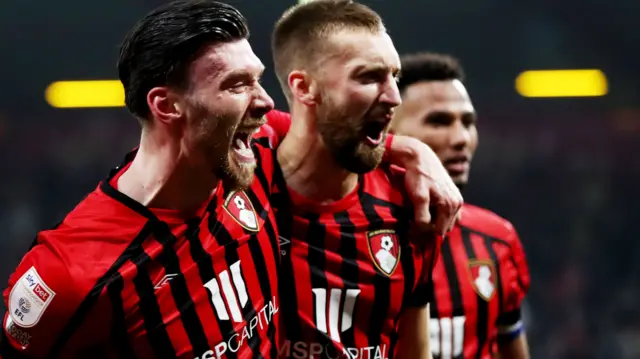 Bournemouth celebrate