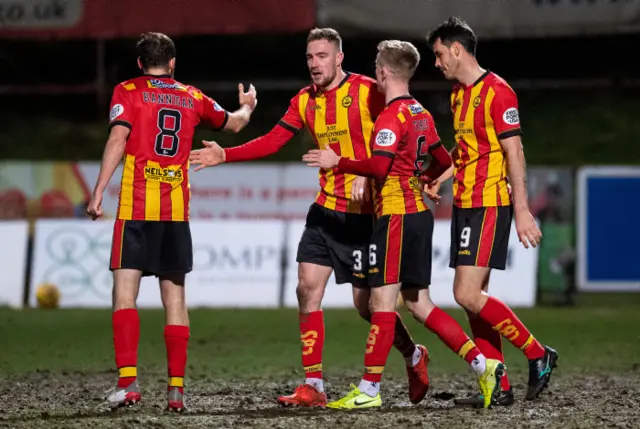 Kevin Holt celebrates his late winner in March