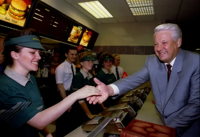 Russia's former president Boris Yeltsin