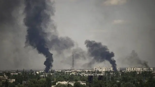 Smoke over Severodonetsk