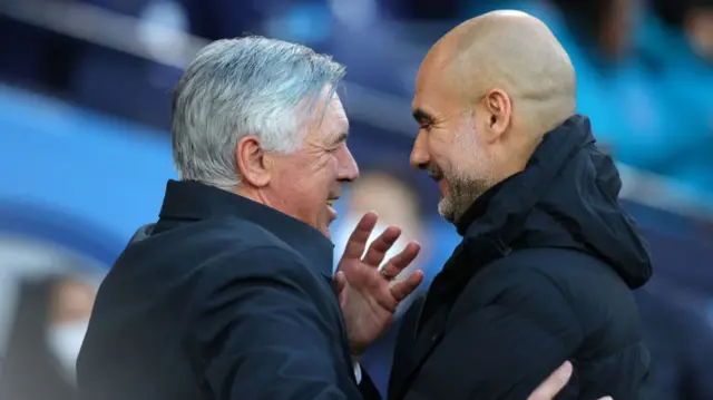 Carlo Ancelotti and Pep Guardiola