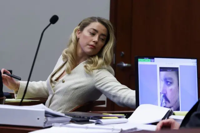 Amber Heard in trial