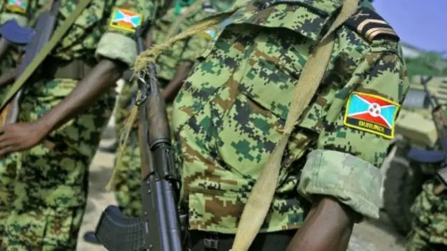 Burundian soldiers in Somalia in 2017