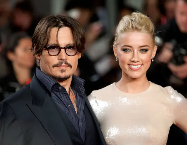 Johnny Depp And Amber Heard Attend The European Premiere Of 'The Rum Diary' At The Odeon Kensington, London.