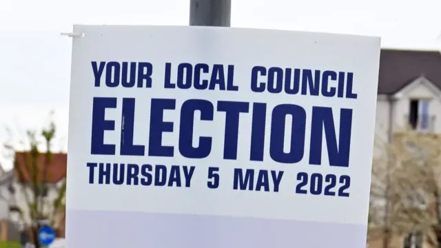 Local Council Election sign