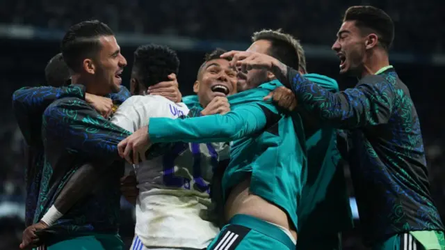 Real Madrid celebrate