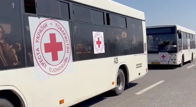 People flee Russia's invasion of Ukraine in Zaporizhzhia