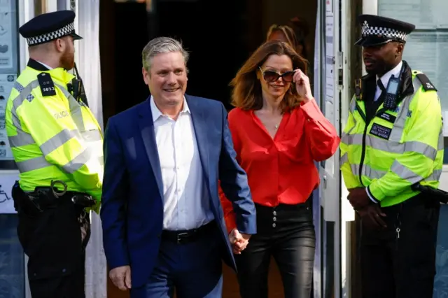 Sir Keir and Victoria Starmer