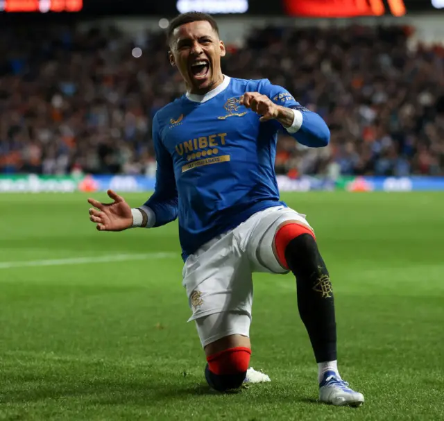 Rangers captain James Tavernier is the joint top scorer in this season's Europa League, with six goals