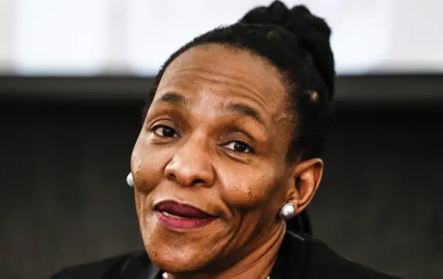 President of Supreme Court of Appeal Mandisa Maya at Day 02 of the interviews for South Africa?s next Chief Justice at Park Hotel on February 02, 2022 in Sandton, South Africa