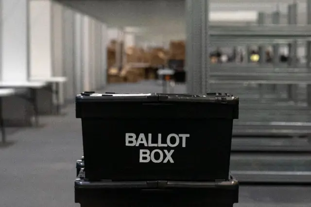 A ballot box