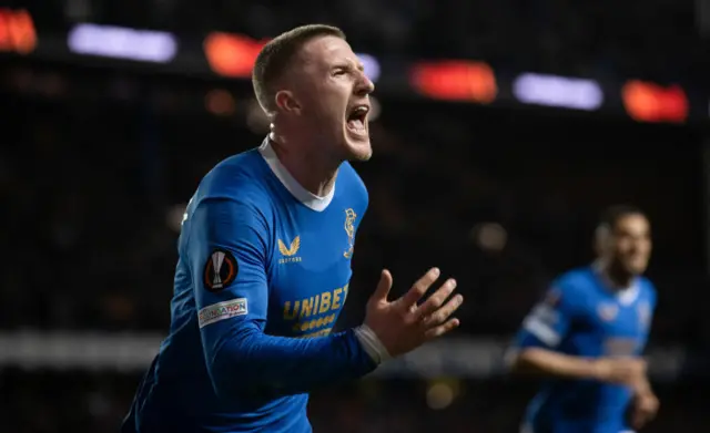 John Lundstram sent Ibrox wild with Rangers' third goal